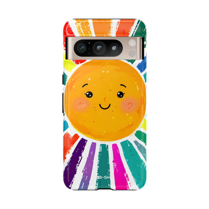 Radiant Smiling Sun - Google Pixel Case