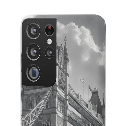 Tower Bridge Monochrome Architecture Study Samsung S21 - Slim Phone Case