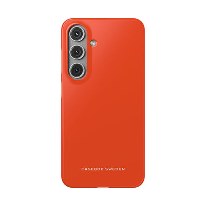 Orange Red Samsung S24 - Slim Phone Case