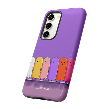 Colorful Ghosts Samsung S23 Case - Tough