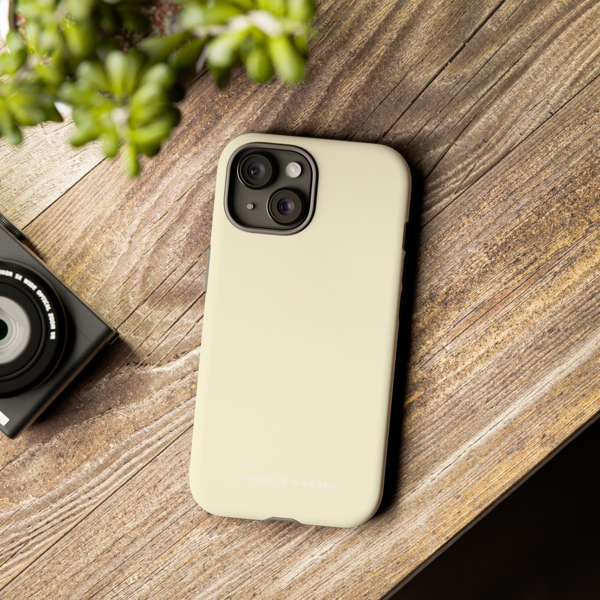 Cornsilk iPhone 15 - Tough Phone Case