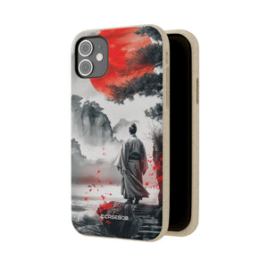 Serene Samurai Sunrise | Biodegradable Phone Case