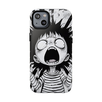 Screaming Stripes iPhone 14 Plus Case - Tough+