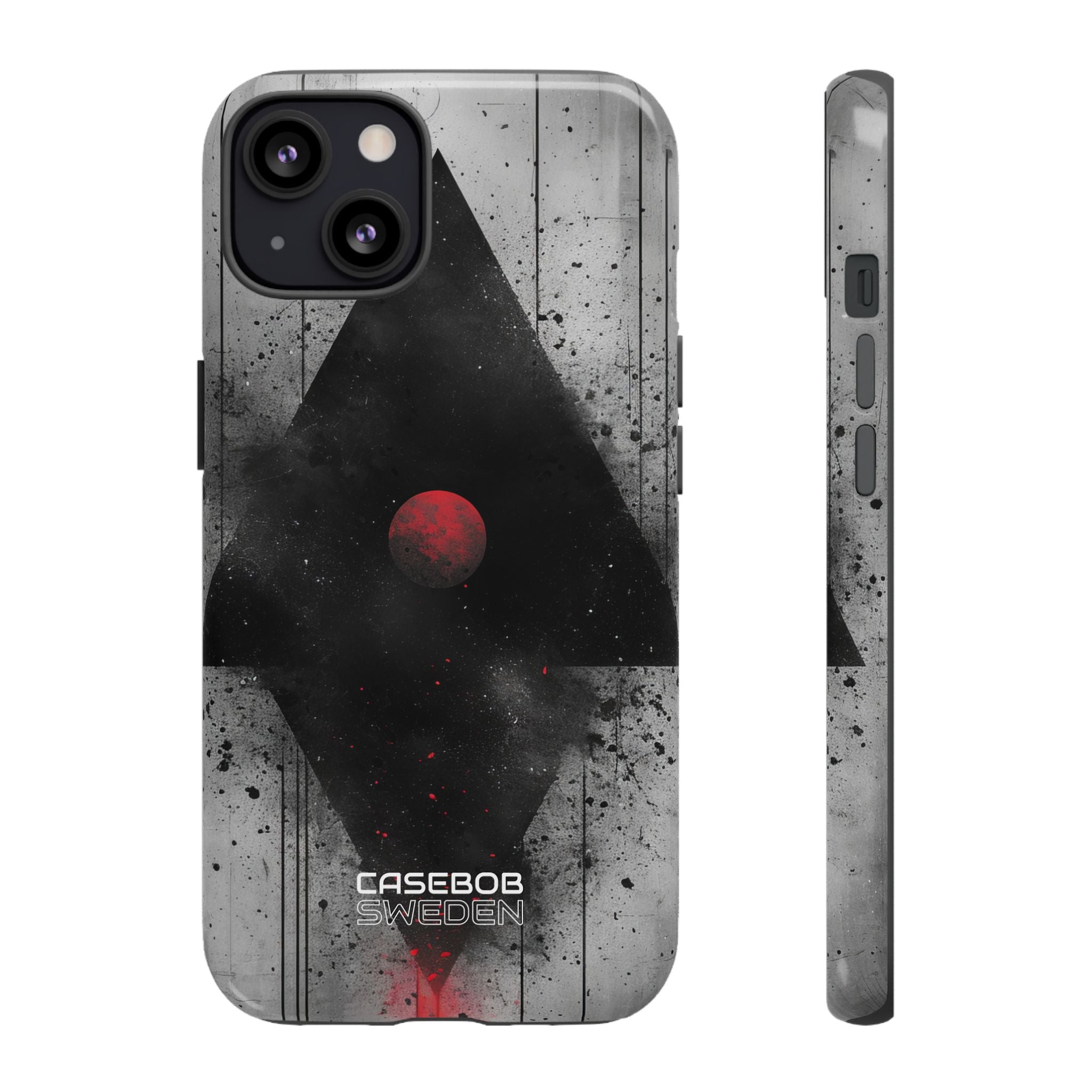 Crimson Core Geometry iPhone 13 - Tough