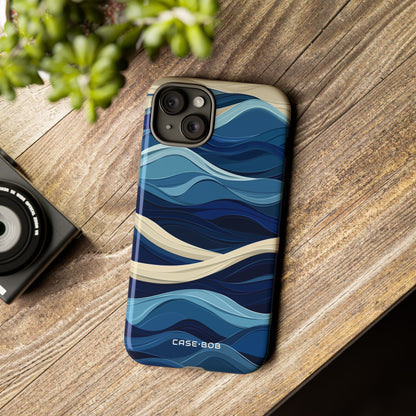 Ocean Rhythm iPhone 15 Plus Case - Tough