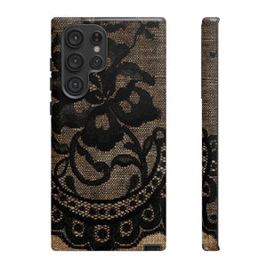 Broomrose Gothic Flower - Protective Phone Case