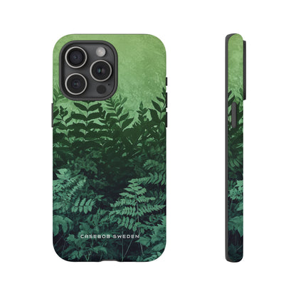 Gradient Fernscape Lush iPhone 15 - Tough Phone Case