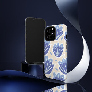 Light Blue Happy Flower - Protective Phone Case