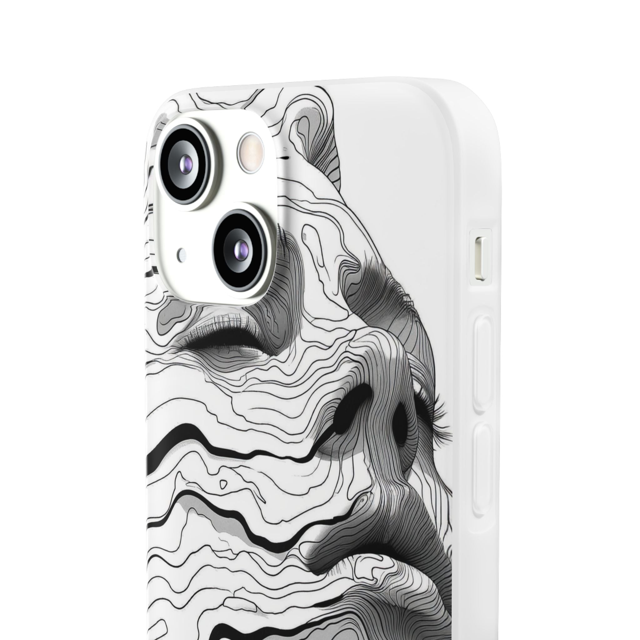 Topographic Serenity | Flexible Phone Case for iPhone