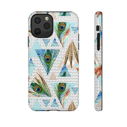 Peacock Feathers - Protective Phone Case