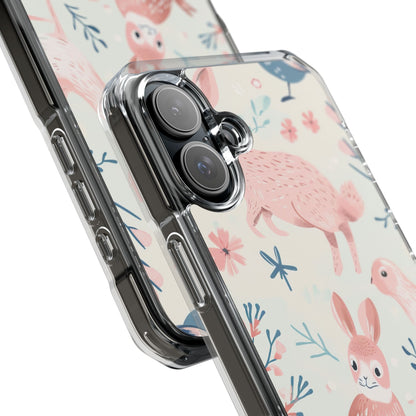 Pastel Whimsical Nature - Clear Impact iPhone 16 Phone Case