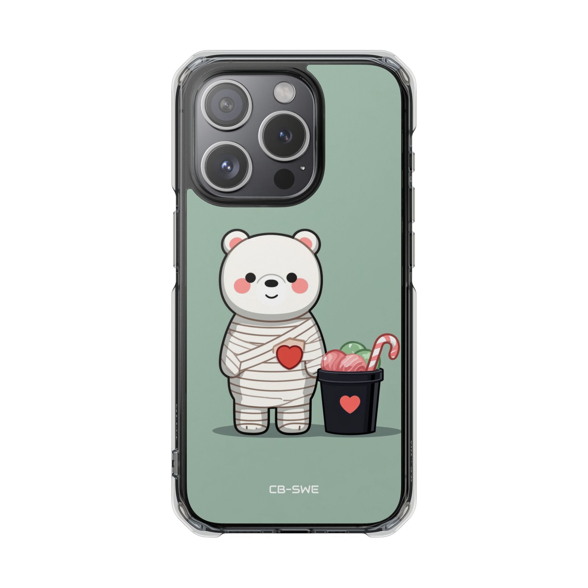 Mummy Bear Smiles Bright iPhone Case - Impact