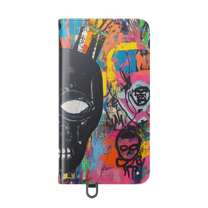 Neon Skull Burst - Samsung S24 Case - Wallet