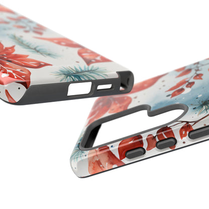 Poinsettias Bloom Bright - Samsung Case