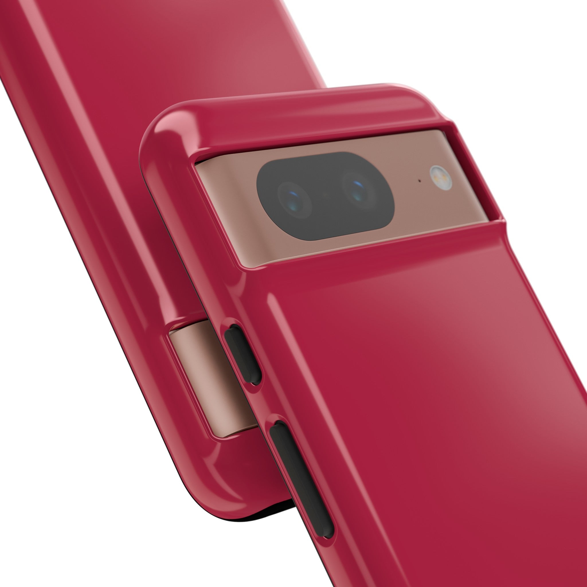 Bright Red Maroon - Protective Phone Case