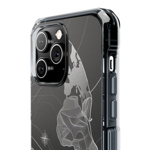 Fluid Earth Harmony - Phone Case for iPhone (Clear Impact - Magnetic)