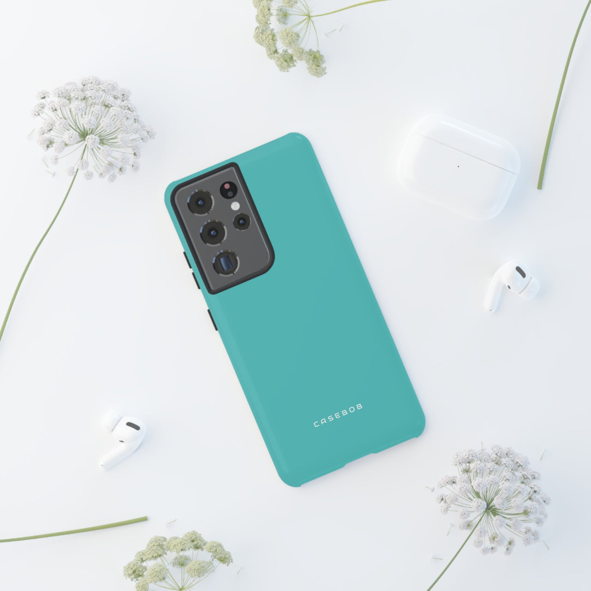 Bright Turquoise - Protective Phone Case