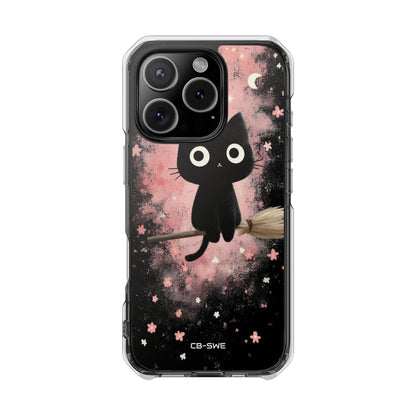 Whimsical Cat Soars iPhone Case - Impact