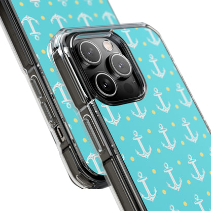 Nautical Anchors & Dots iPhone Case - Impact