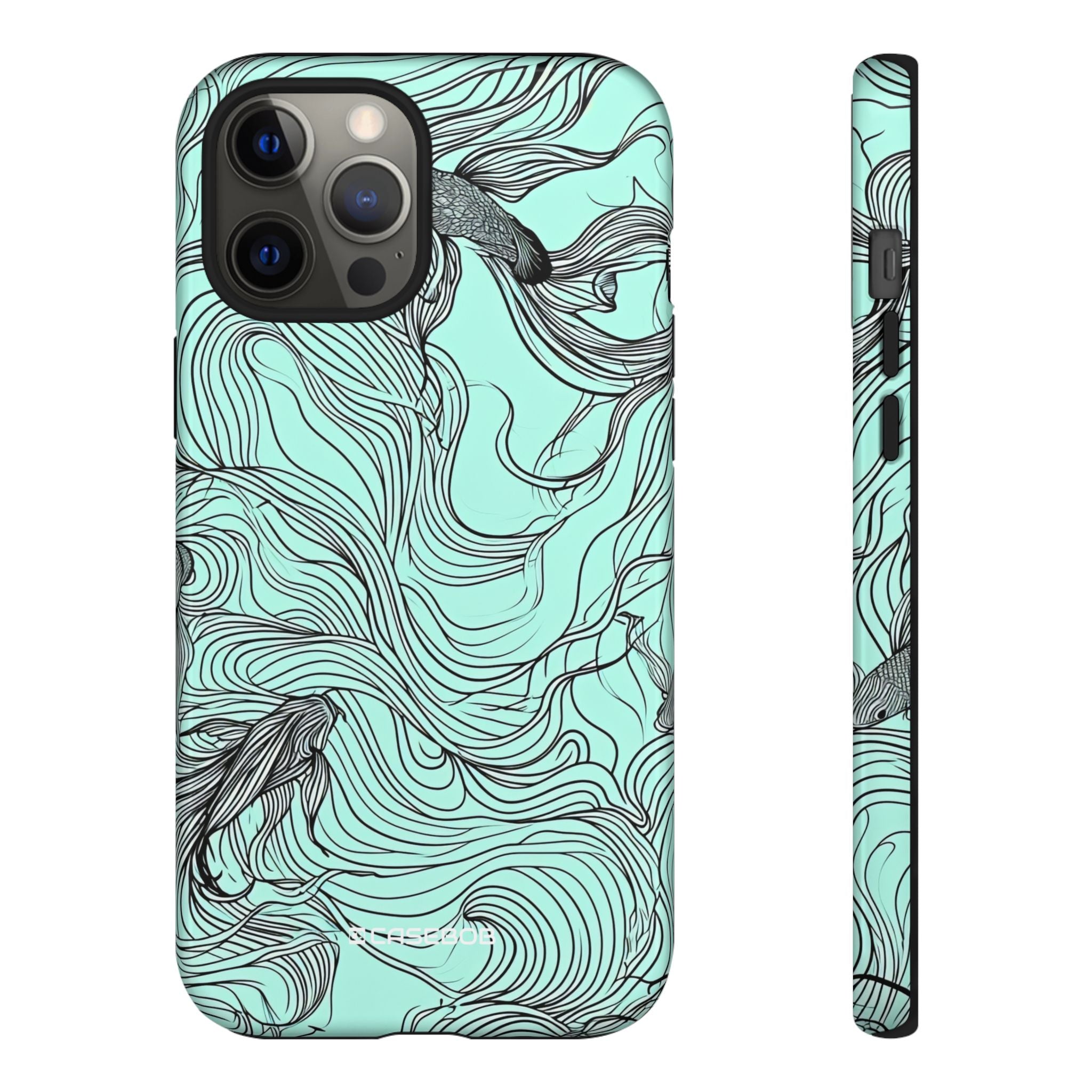 Aqua Serenity | Protective Phone Case for iPhone