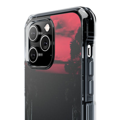 Retro Futuristic Nightscape iPhone Case - Impact