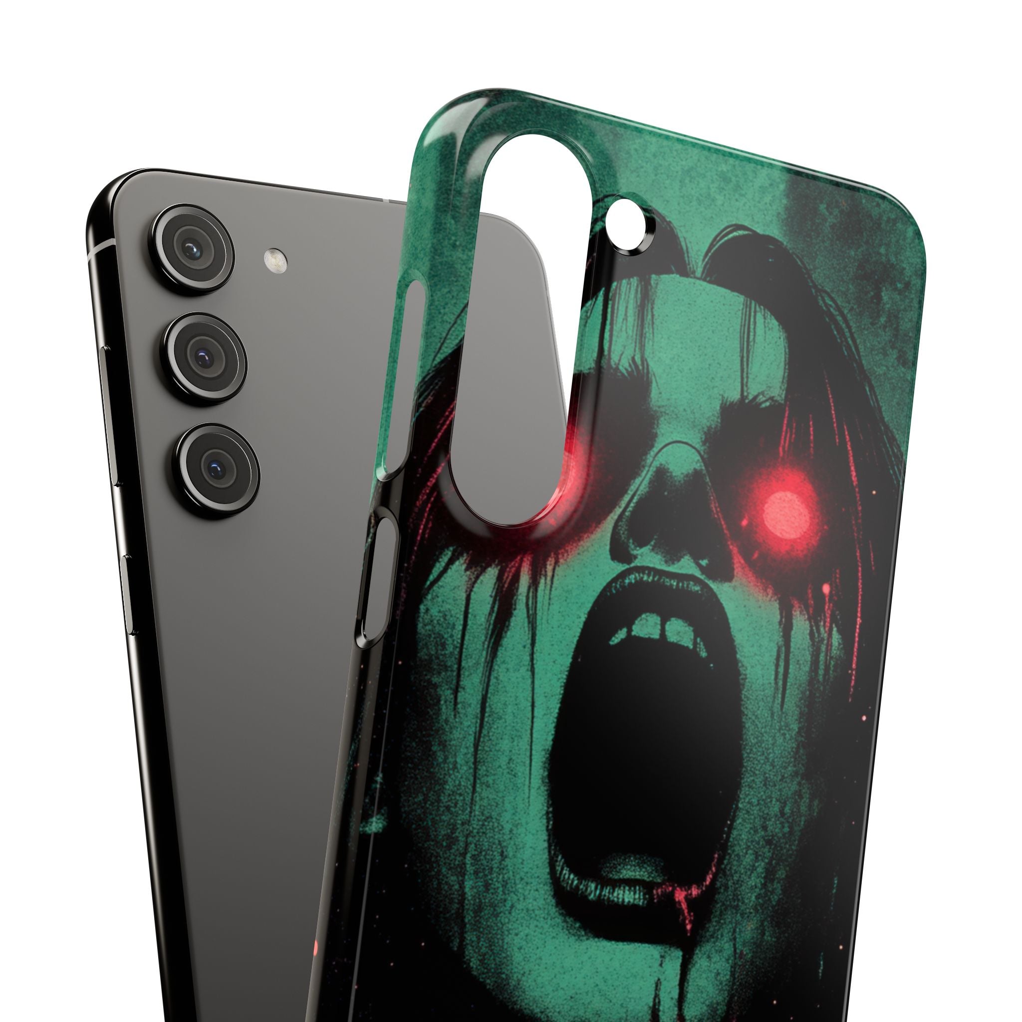 Haunting Glow of Gothic Eyes Samsung S23 - Slim Phone Case