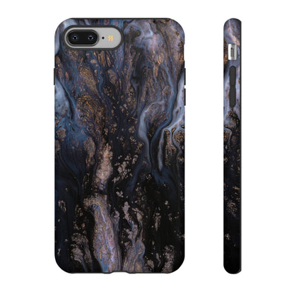 Blue River Ink Art iPhone Case (Protective) iPhone 8 Plus Matte Phone Case