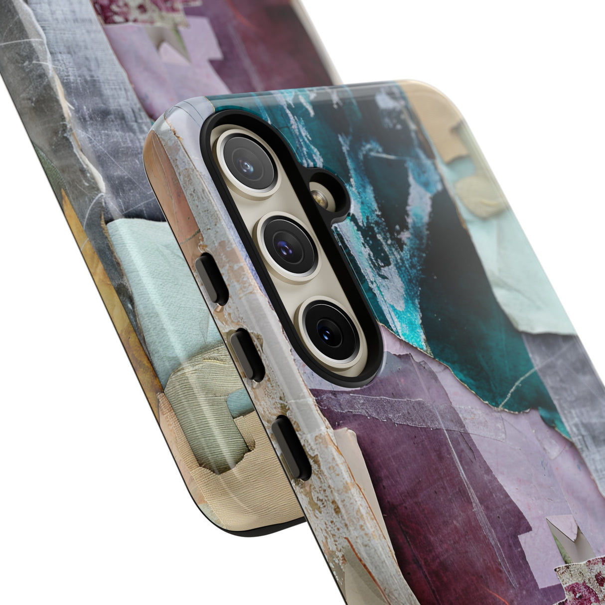 Textured Fabric Fusion - Protective Phone Case