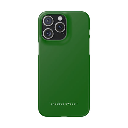 Dark Green iPhone 15 - Slim Phone Case