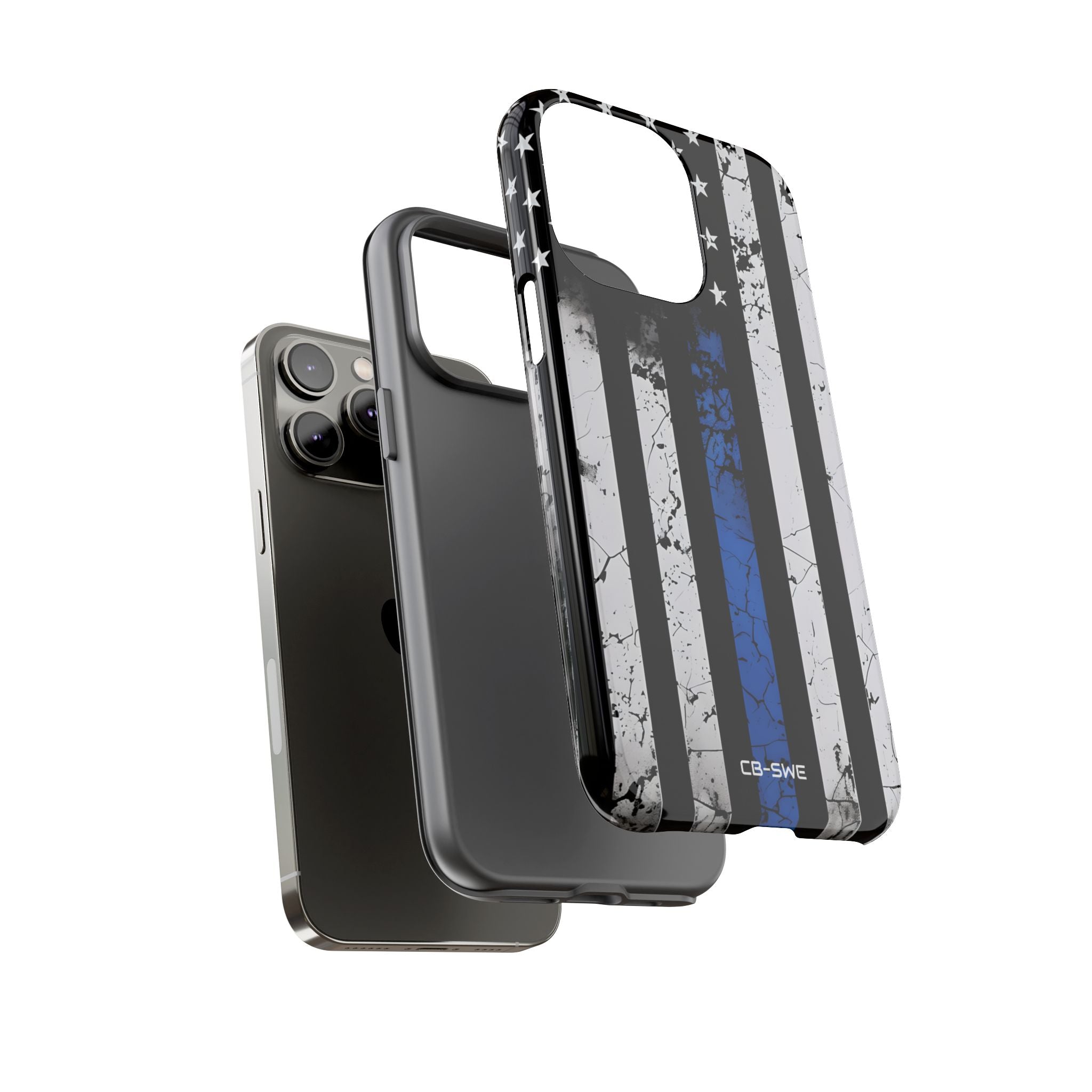 Modern Grunge Flag - iPhone Case