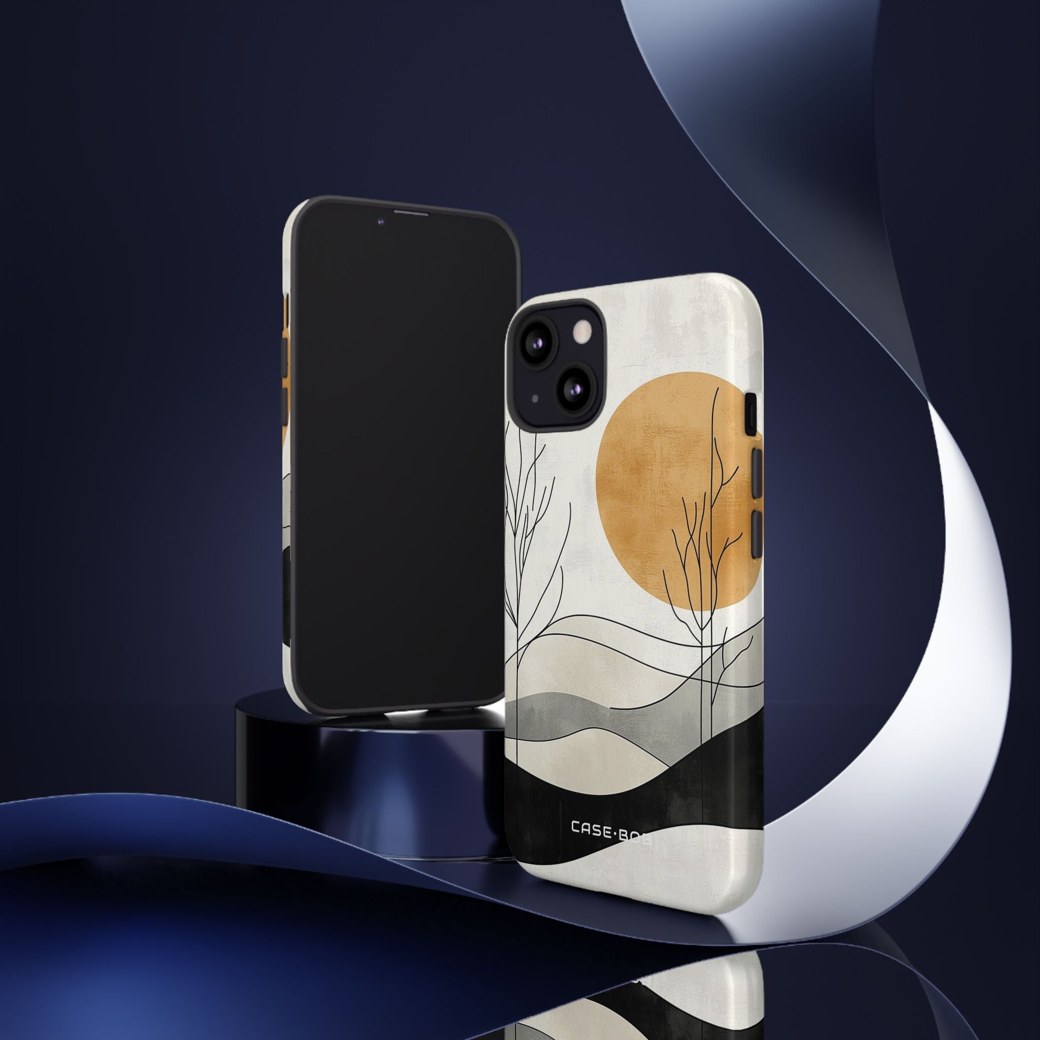 Orange Halo iPhone 13 Case - Tough