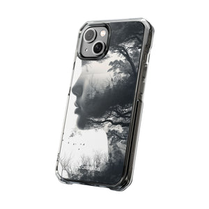 Nature Silhouette - Phone Case for iPhone (Clear Impact - Magnetic)