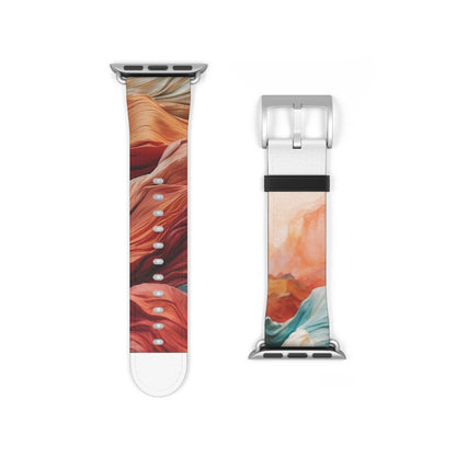 Fabric Peaks Sunset - Watch Band