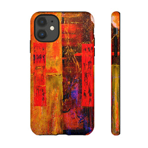 Red Oil Painting - Protective Phone Case