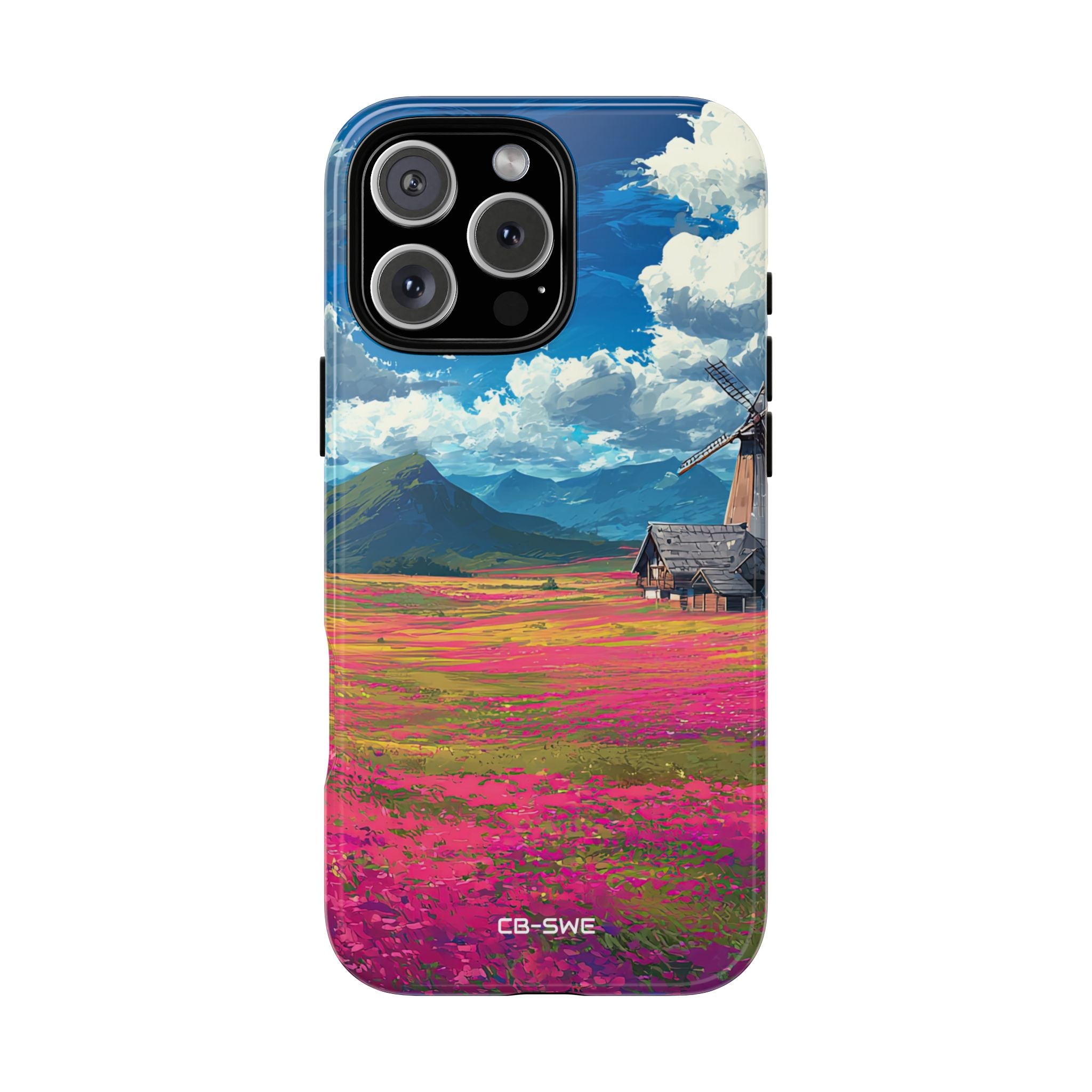 Impressionistic Summer Windmill - iPhone Case