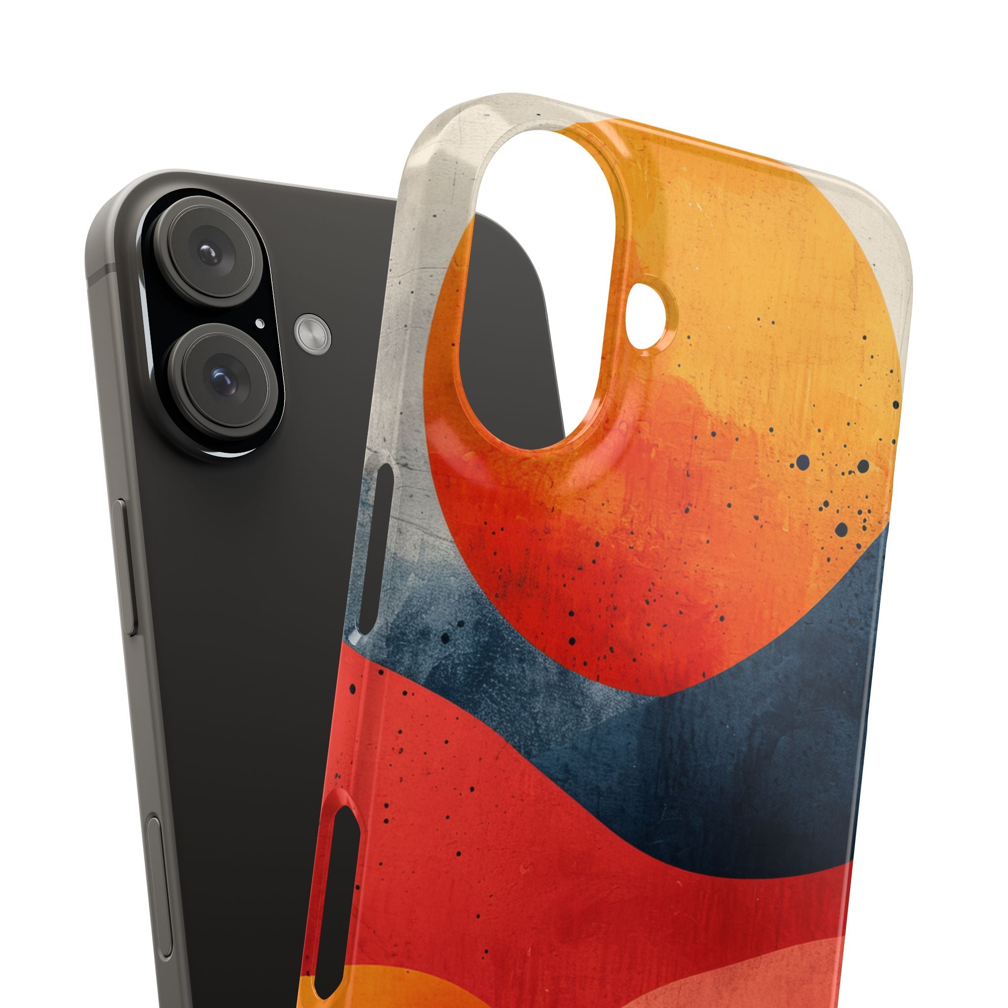 Sunburst Waves - Slim iPhone 16 Phone Case