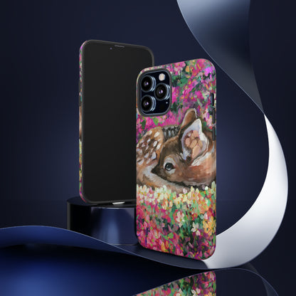 Oil painting - Young Deer - Protective Phone Case