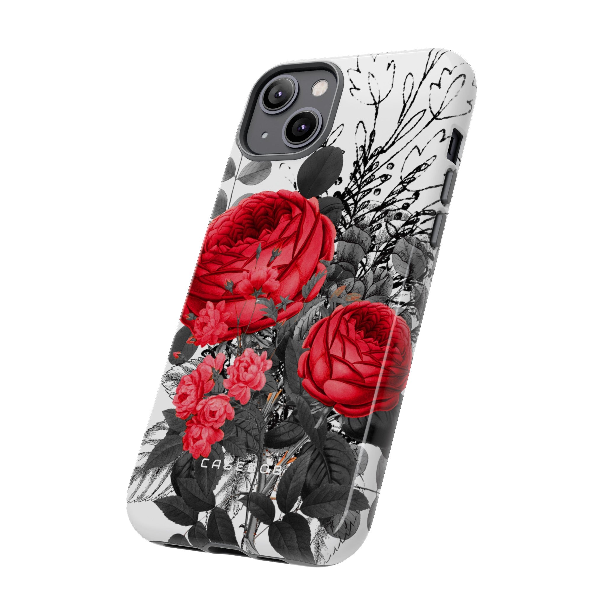 Roclops Gothic Flower - Protective Phone Case