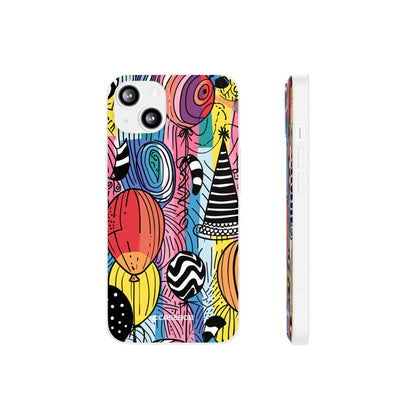 Vibrant Party Whimsy | Flexible Phone Case for iPhone