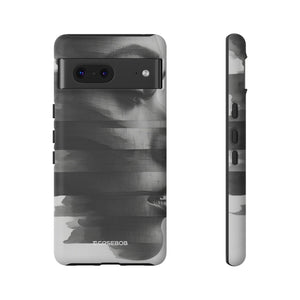 Abstract Glitch Portrait | Protective Phone Case for Google Pixel