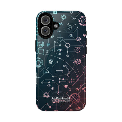 Digital Circuit Flow iPhone 16 - Tough+