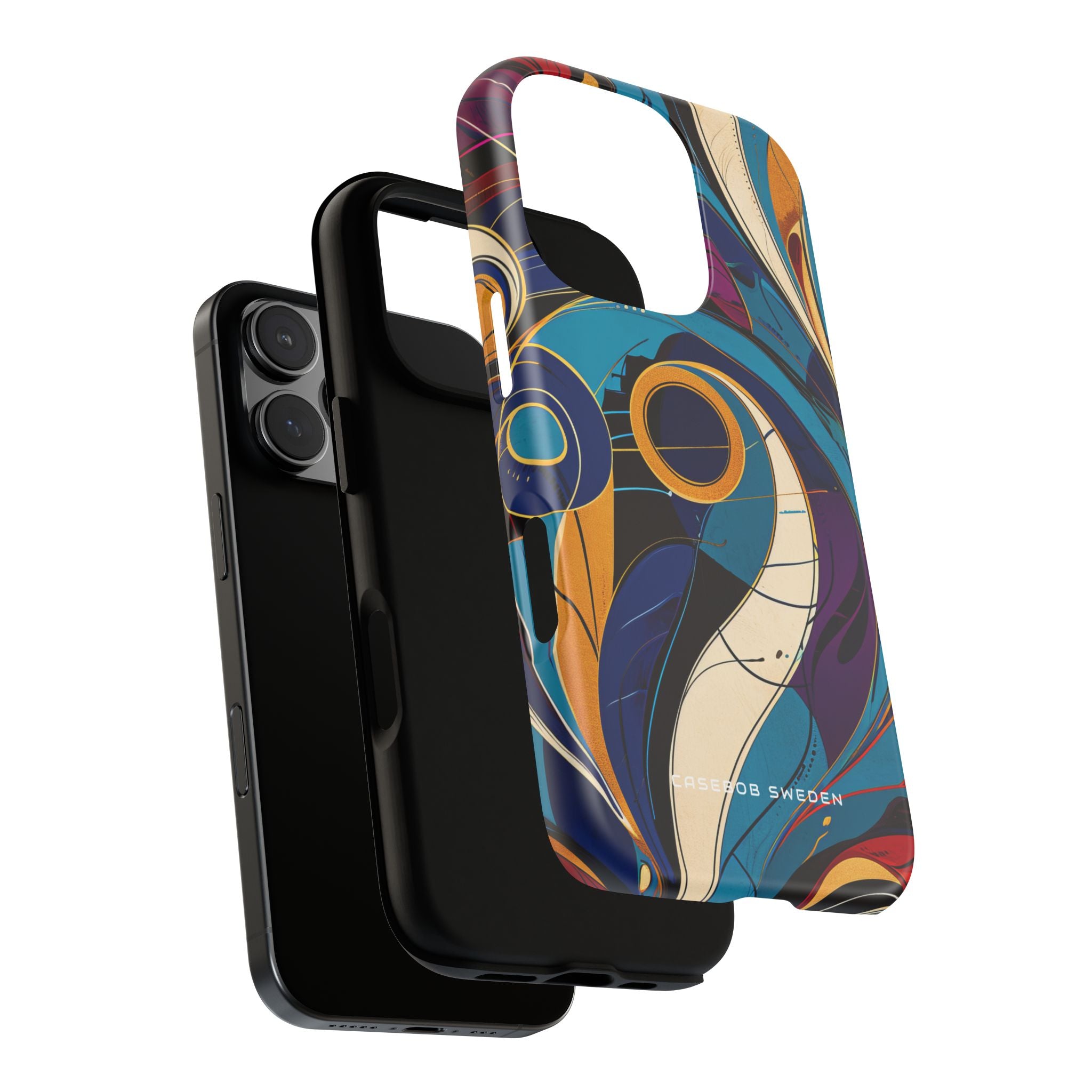 Vintage Vortex Harmony iPhone 16 - Tough Phone Case