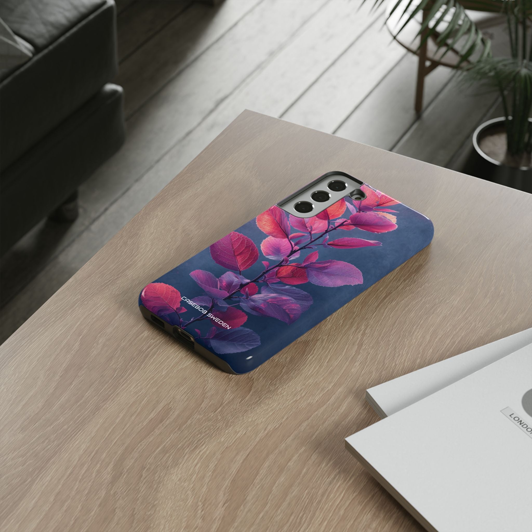 Pink Blue Nature - Tough Samsung S22 Phone Case