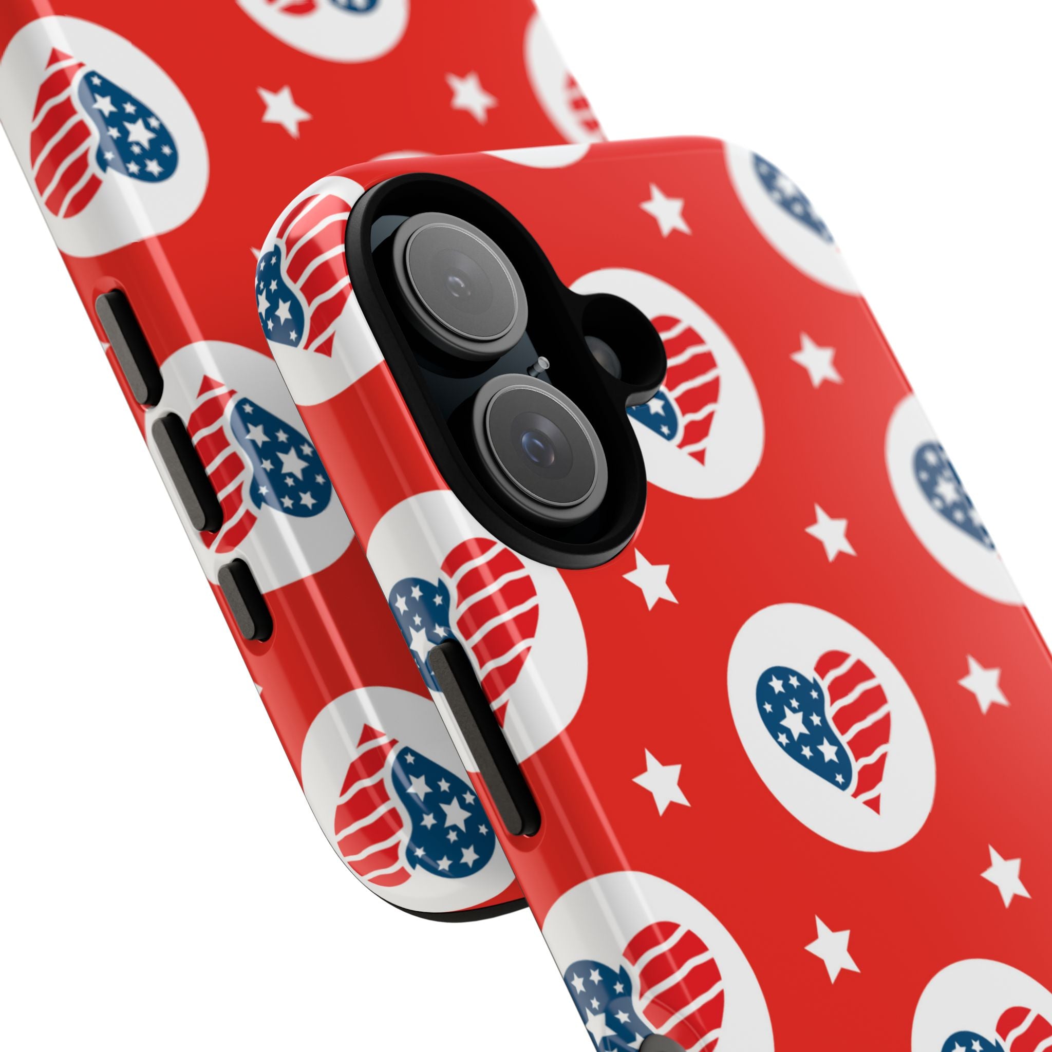 Hearts Celebrate Freedom - iPhone Case