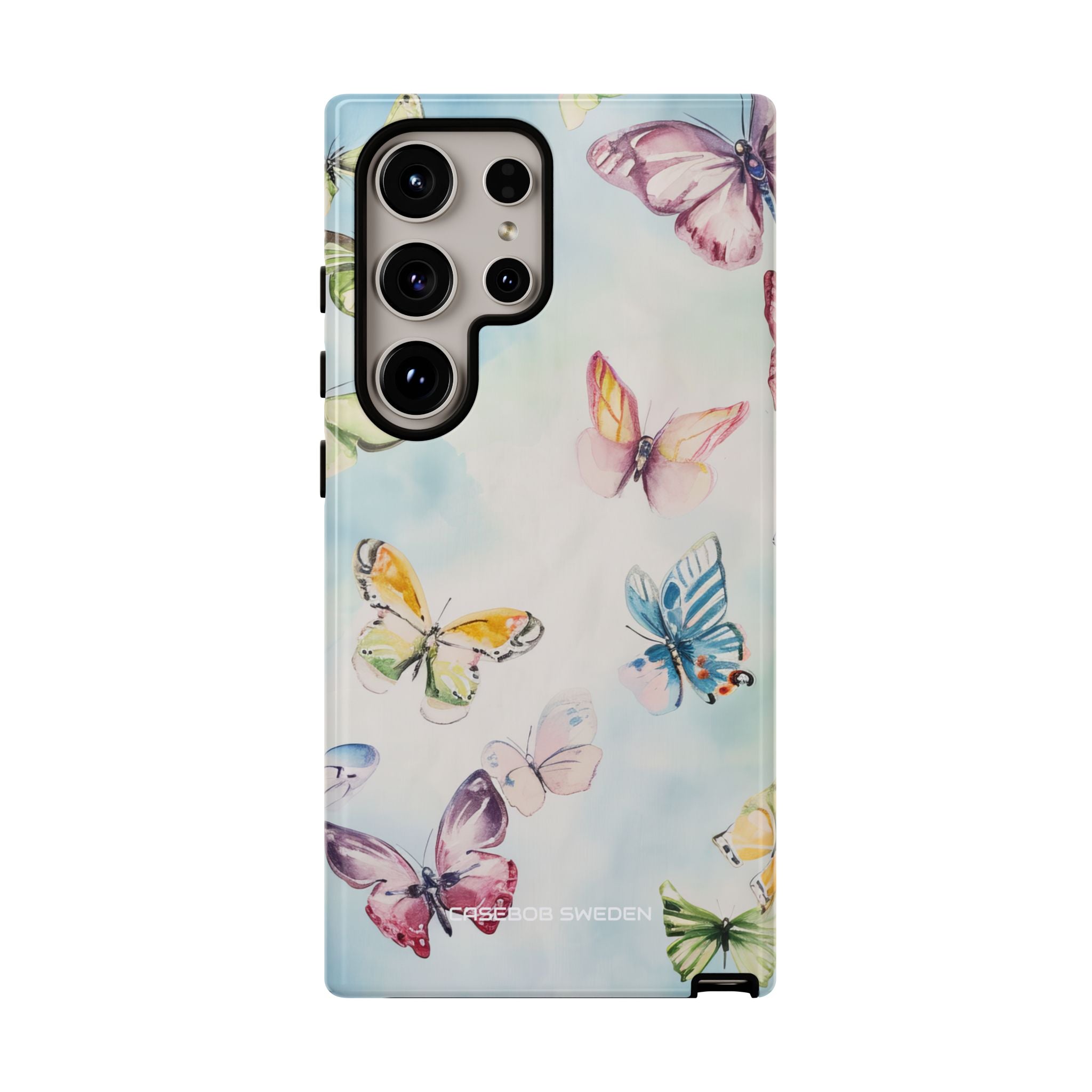 Watercolor Butterfly Bliss - Tough Samsung S24 Phone Case