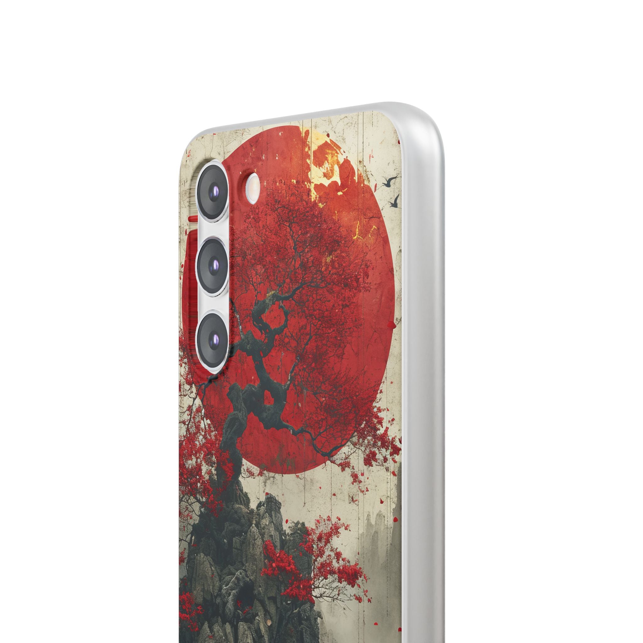 Zen Serenity in Red Harmony Samsung S23 - Flexi Phone Case