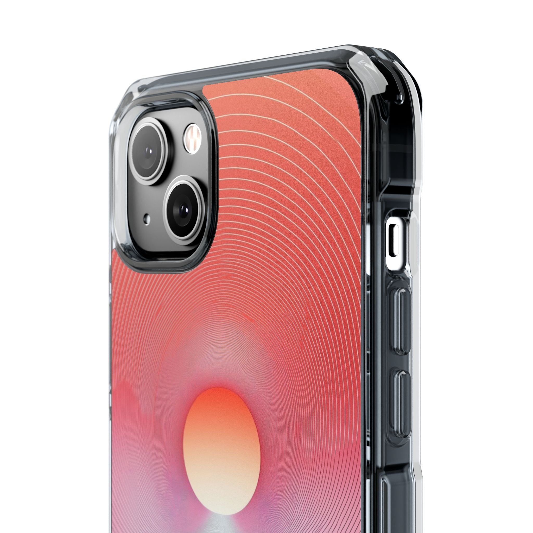 Circles Embrace Light iPhone Case - Impact