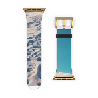 Snowy Footprints - Watch Band