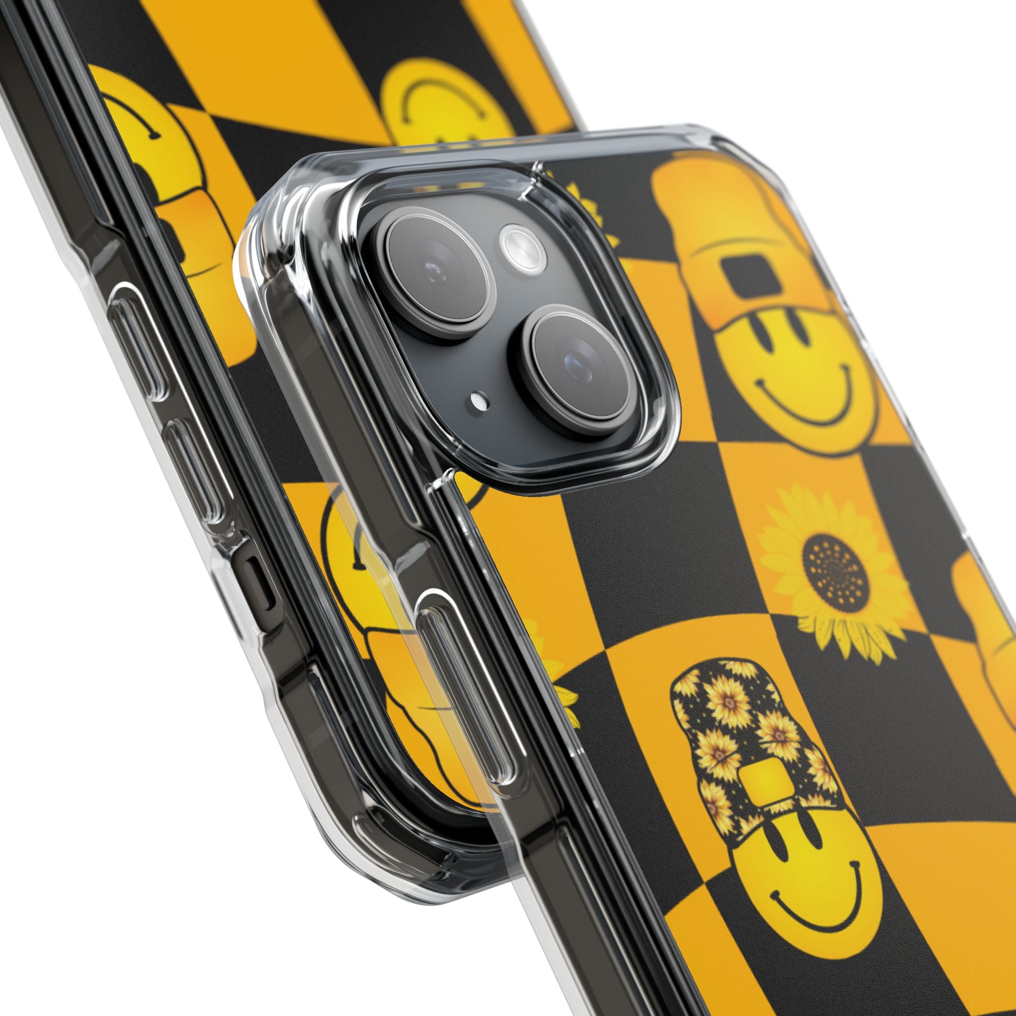 Joyful Checkered Smiles iPhone Case - Impact