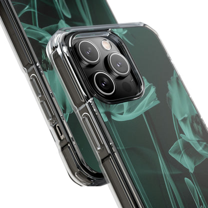 Teal Bloom Radiance iPhone 14 - Impact Clear+